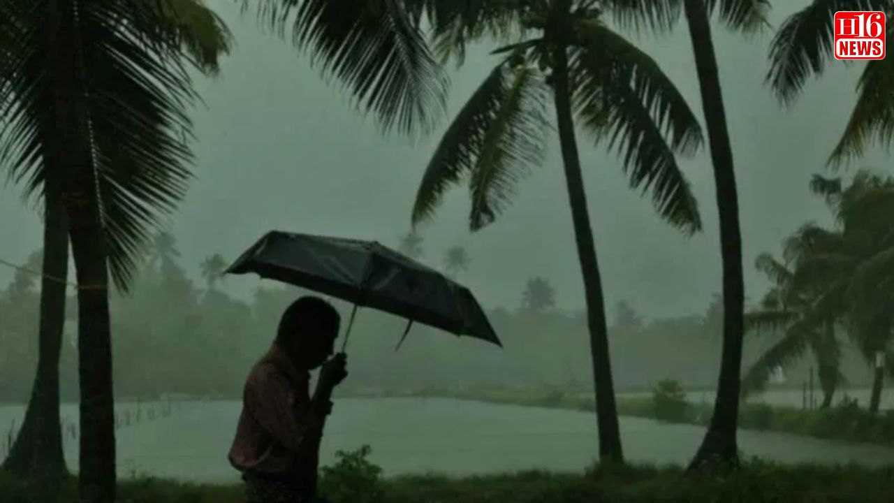 Kerala amid forecast of heavy showers and gusty winds